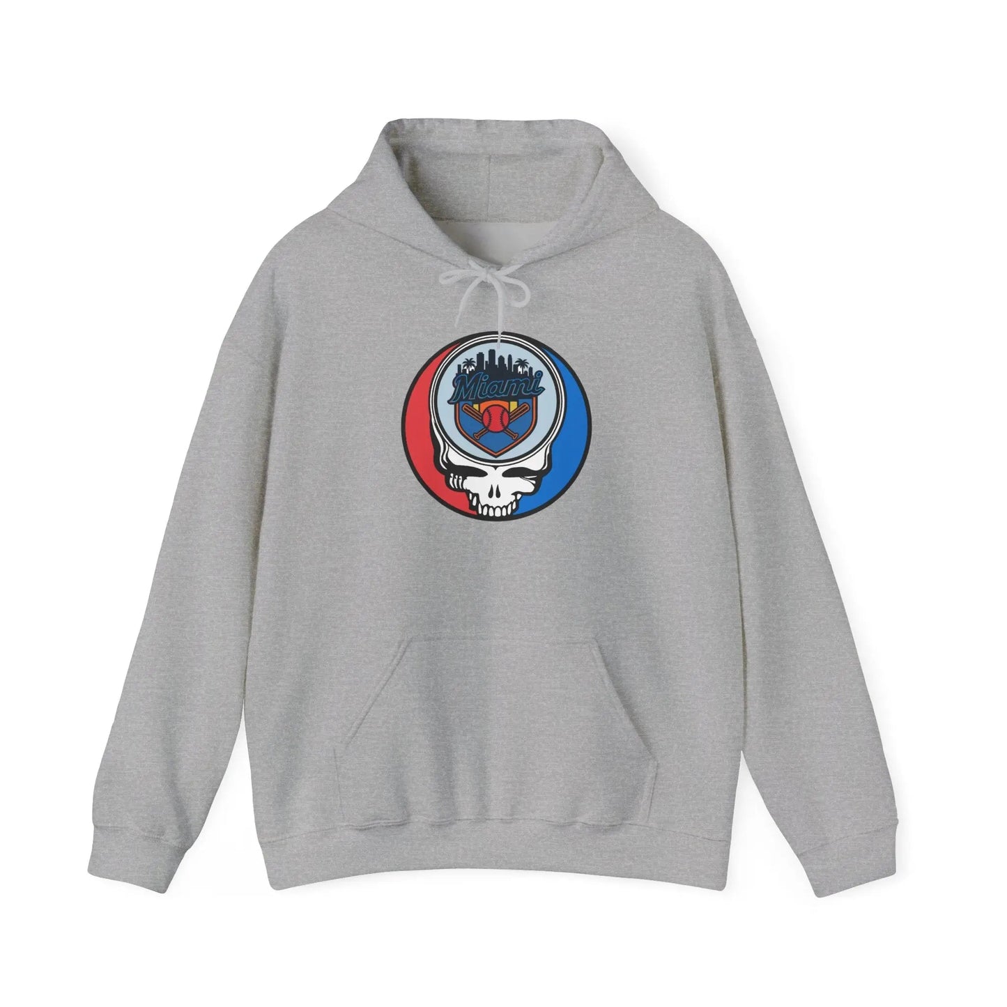 Miami Marlins Grateful Dead Unisex Heavy Blend Hoodie The Ballpark Collection