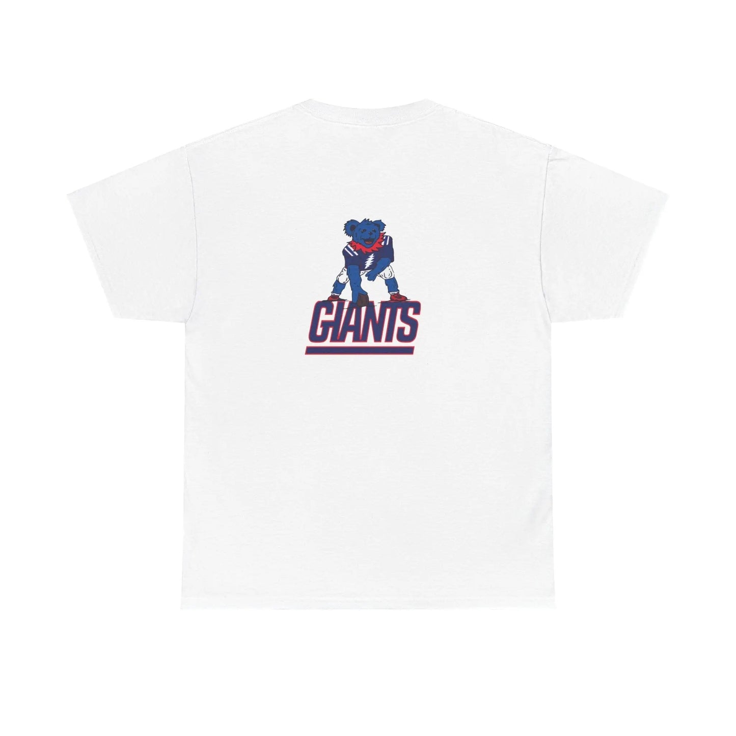 New York Giants Grateful Dead Dancing Bear Two-Sided T-Shirt The Gridiron Collection