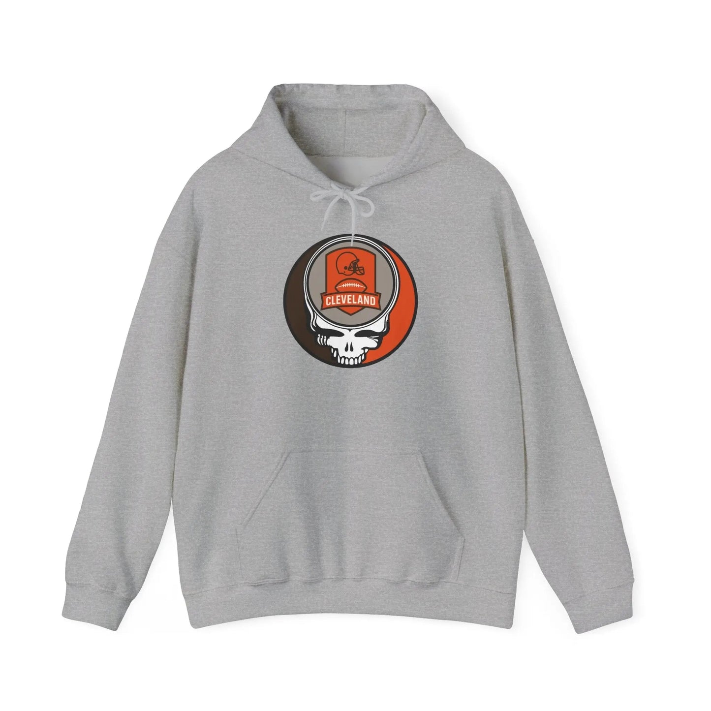 Cleveland Browns Stealie Hooded Sweatshirt Grateful Dead The Gridiron Collection
