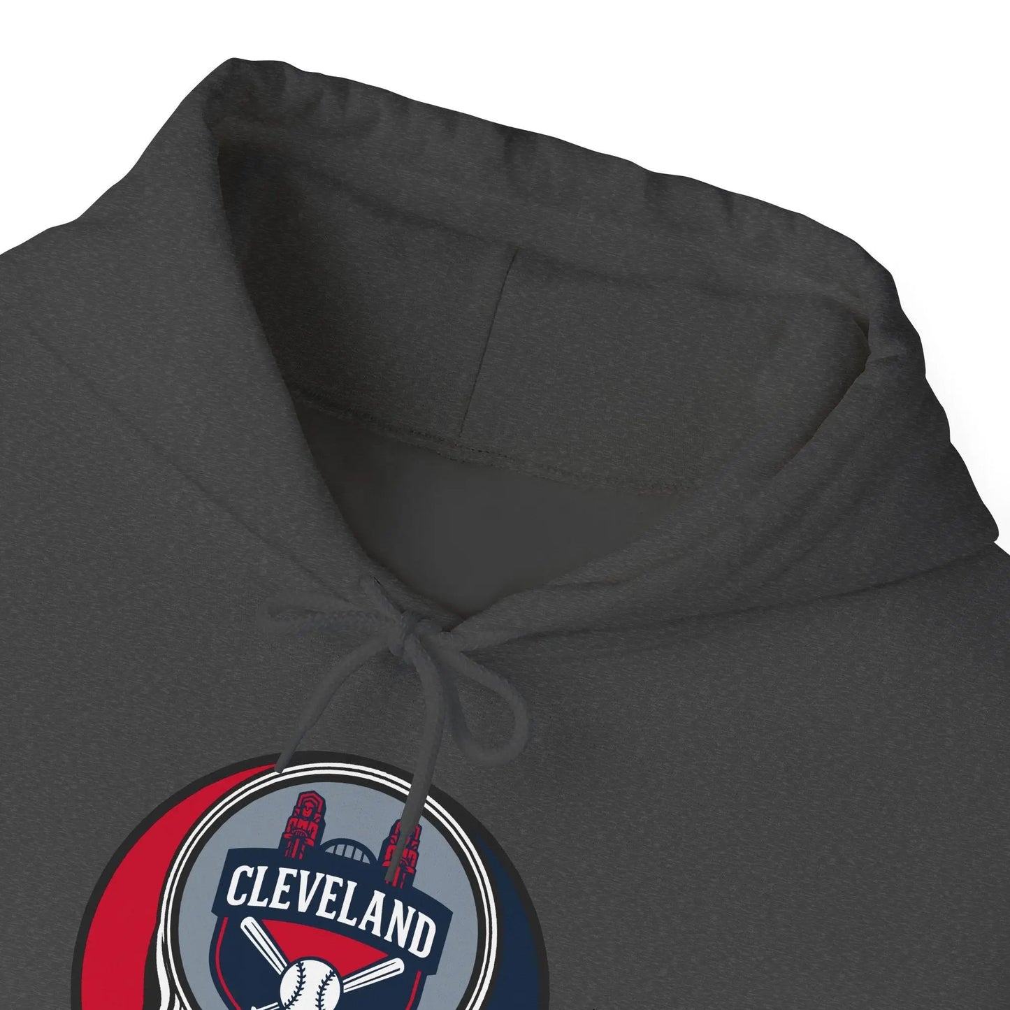 Grateful Dead Unisex Heavy Blend Hoodie Cleveland Baseball Edition The Ballpark Collection