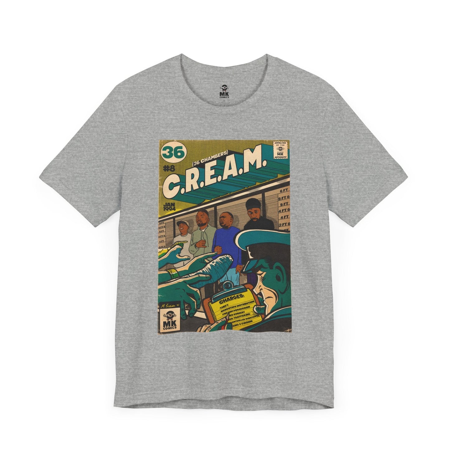 Unisex Jersey Short Sleeve Tee C.R.E.A.M
