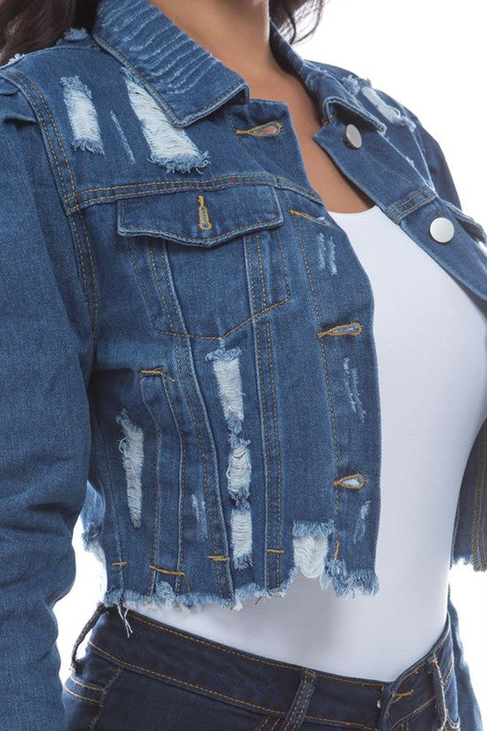 Denim Jacket Cotton Polyester Jacket Hobo