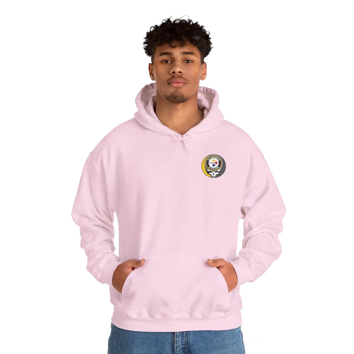 Pittsburgh Steelers Dancing Bear Two-Sided Unisex Hoodie The Gridiron Collection