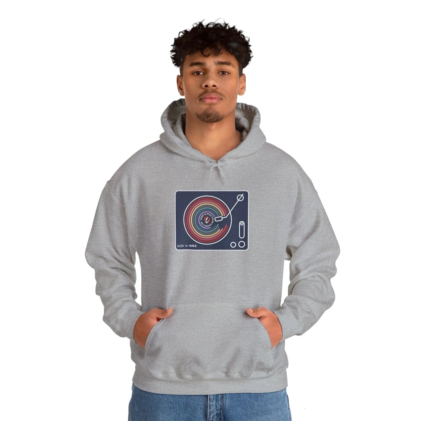 Life is dead Music Is What Colors Sound Like Unisex Hoodie Grateful Dead