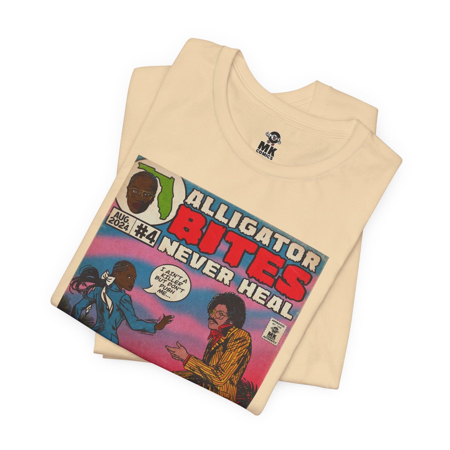 Denial is a River - Alligator Bites Unisex Jersey Short Sleeve Tee