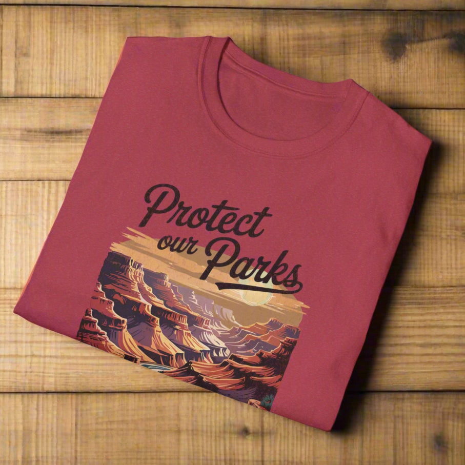Protect Our Parks Grand Canyon National Park Unisex Fit Soft T-Shirt
