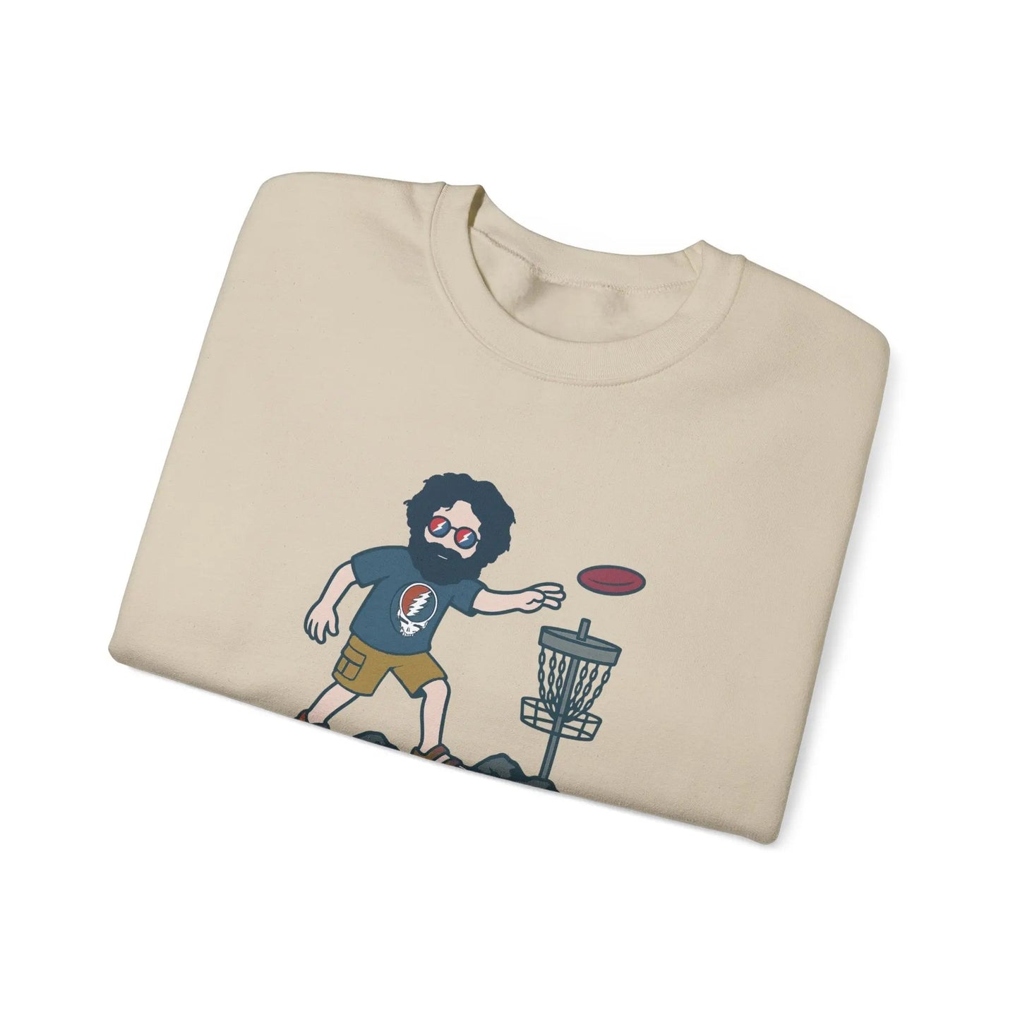 Disc Golfin' Jerry Life is dead Crewneck Sweatshirt