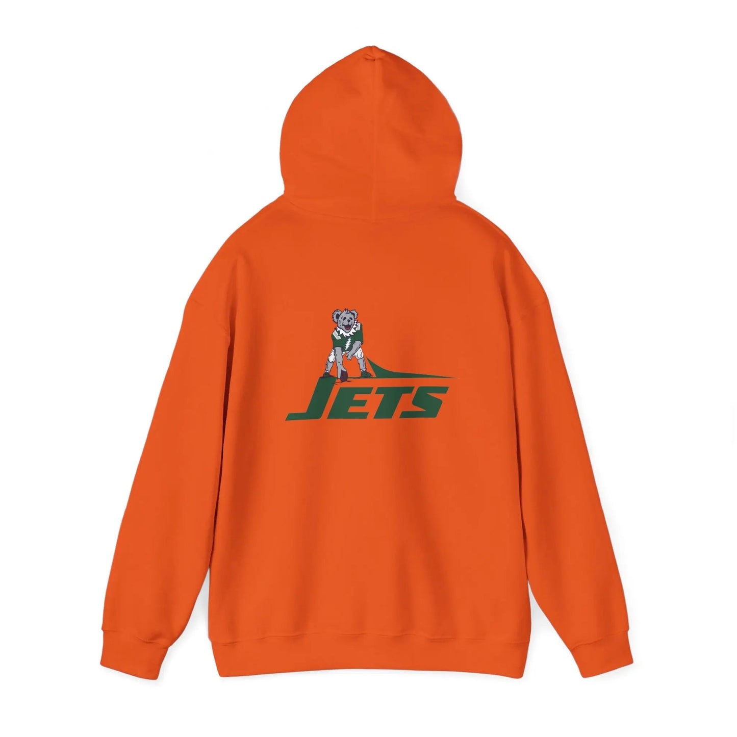 New York Jets Dancing Bear Unisex Hoodie Two-Sided The Gridiron Collection