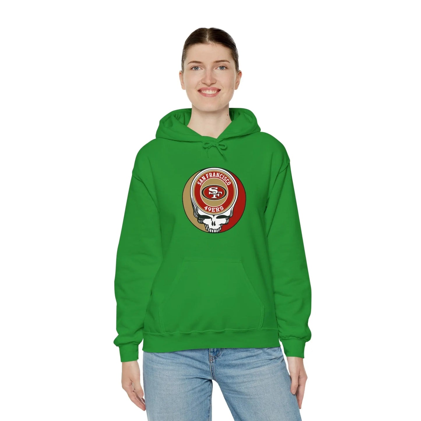San Francisco 49ers Grateful Dead Hooded Sweatshirt The Gridiron Collection