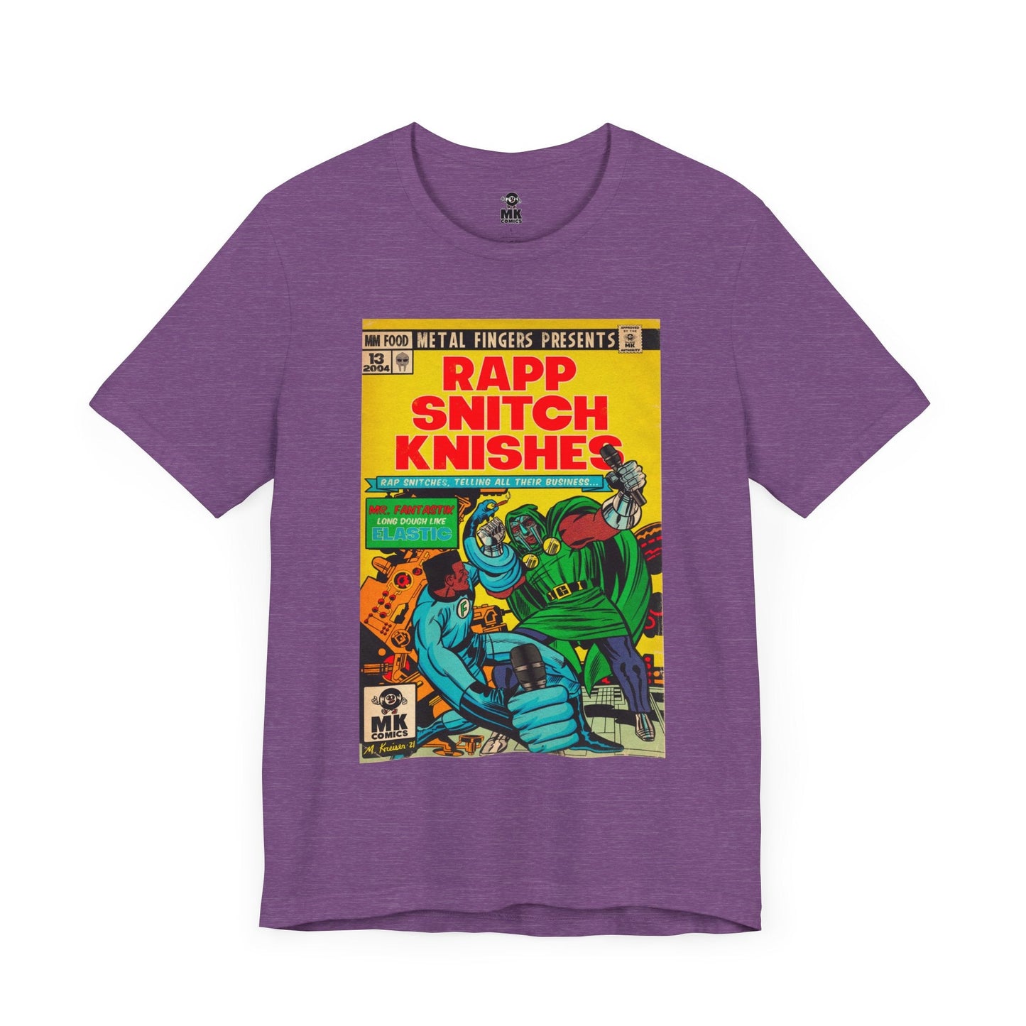 Rapp Snitch Knishes Comic Book Art - Unisex Jersey Short Sleeve Tee