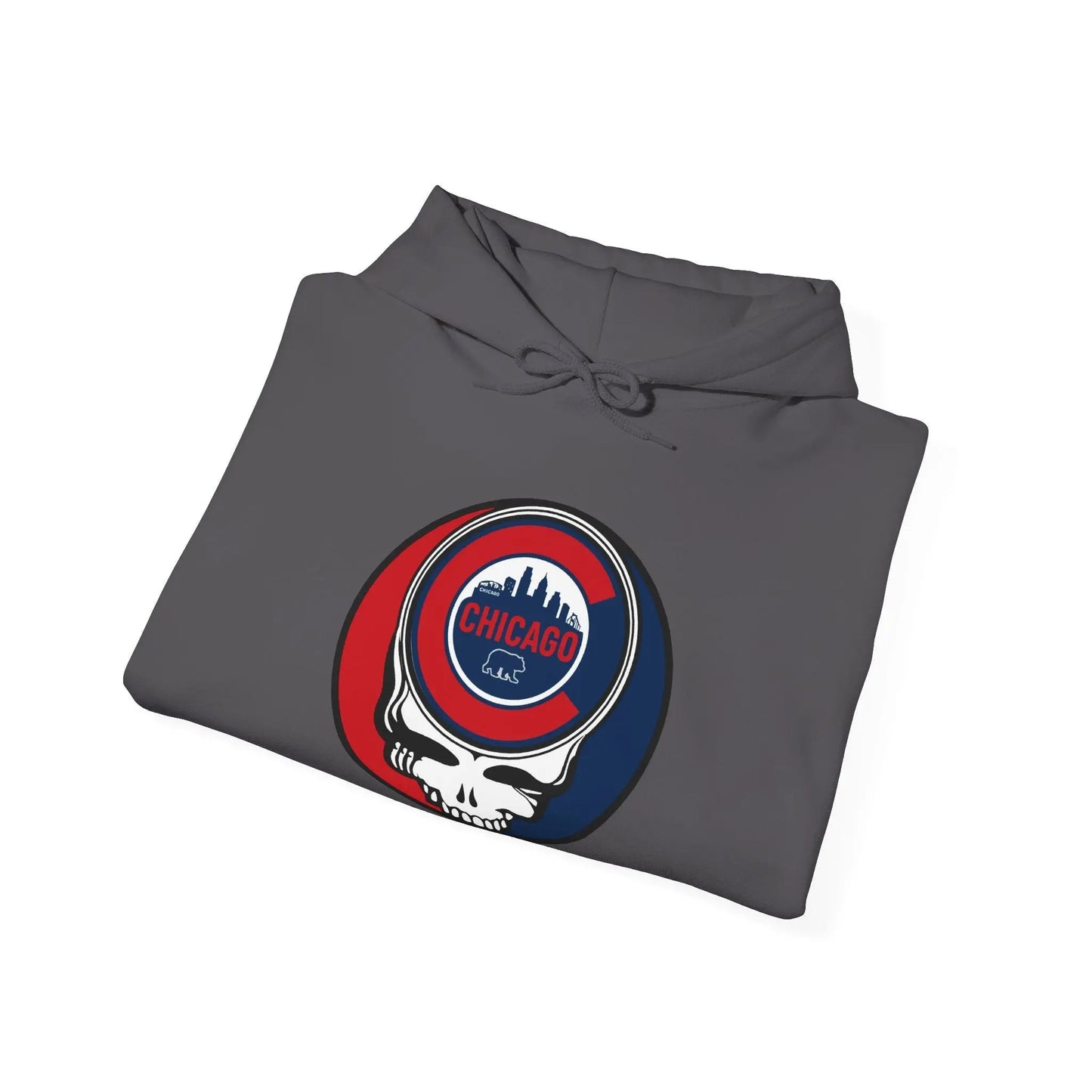 Grateful Dead Unisex Heavy Blend Hoodie The Ballpark Collection Chicago Baseball Edition