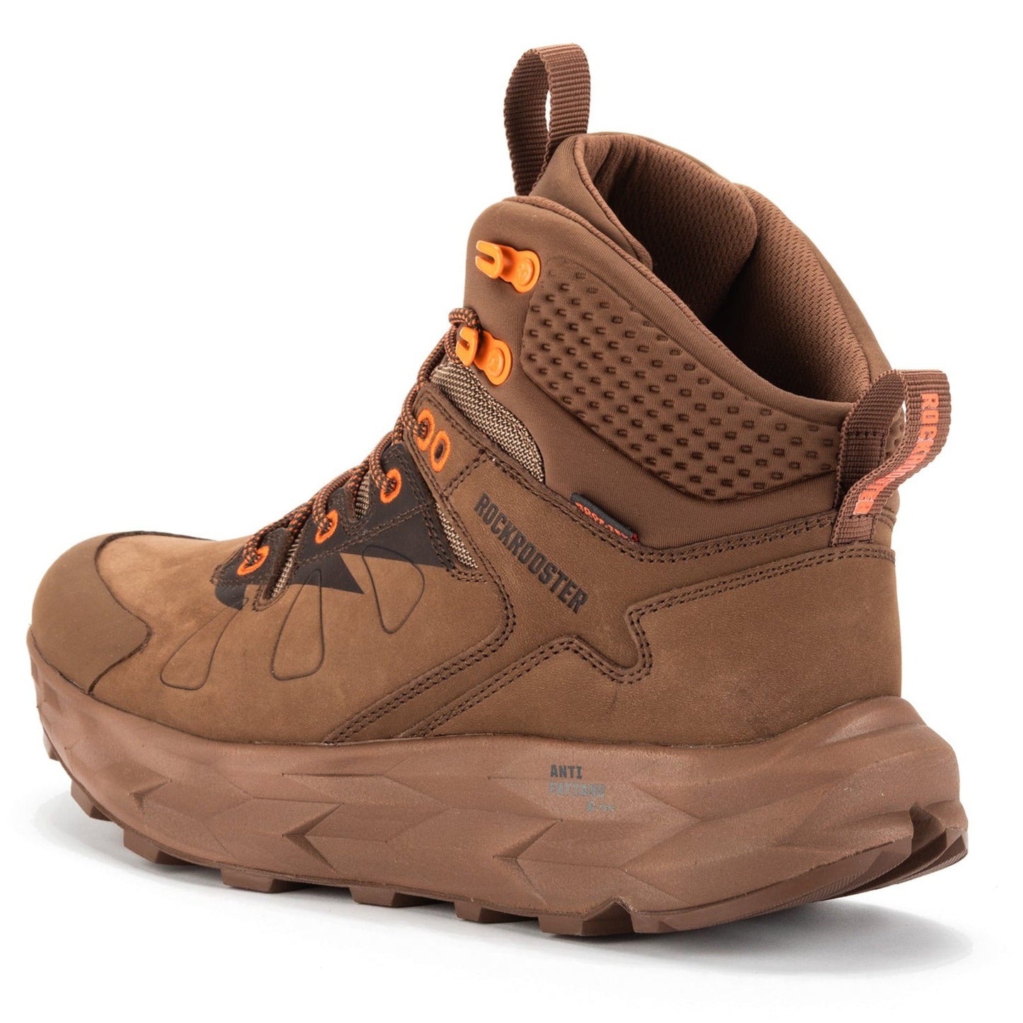 Brown 6 Inch Waterproof Hiking Boots with VIBRAM® Outsole Farmington ROCKROOSTER