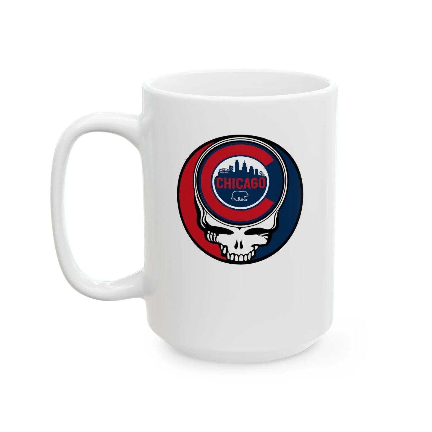 15 Ounce Stealie Ceramic Mug Chicago Baseball Edition The Ballpark Collection