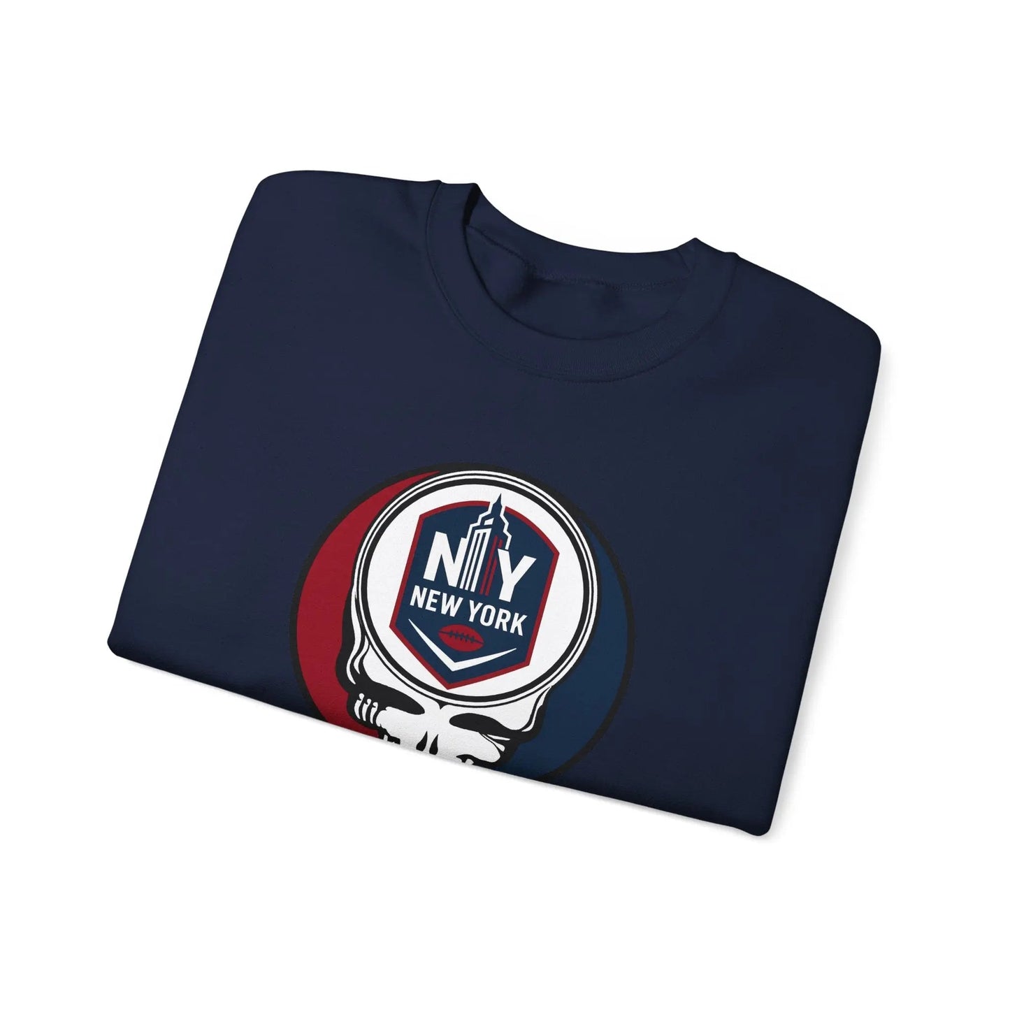 New York Giants Grateful Dead Stealie Crewneck Sweatshirt Medium-Heavy Blend NFL