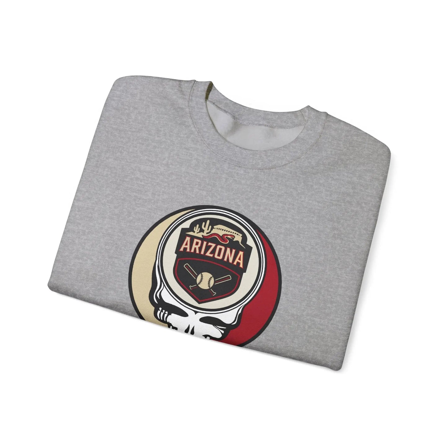 Grateful Dead Stealie Arizona Baseball Edition Crewneck Sweatshirt MLB