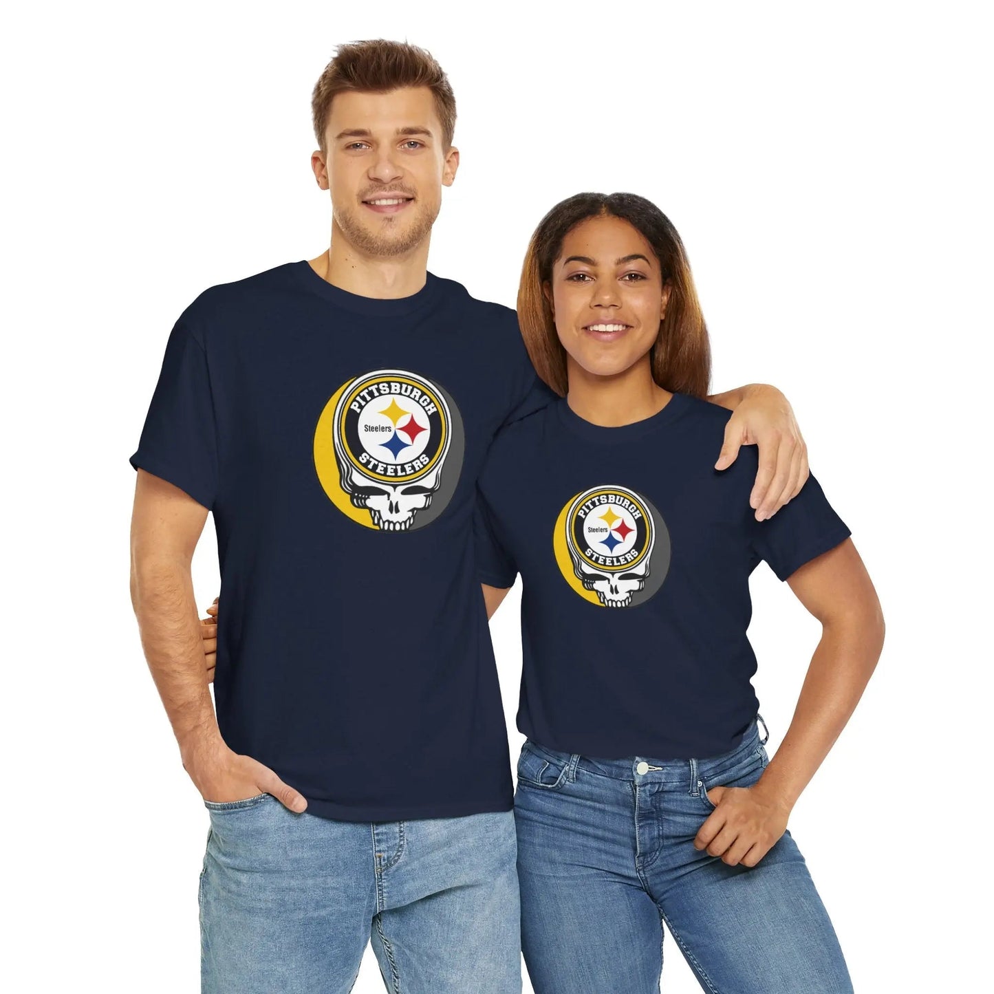 Pittsburgh Steelers Steal Your Face T-Shirt Grateful Dead The Gridiron Collection