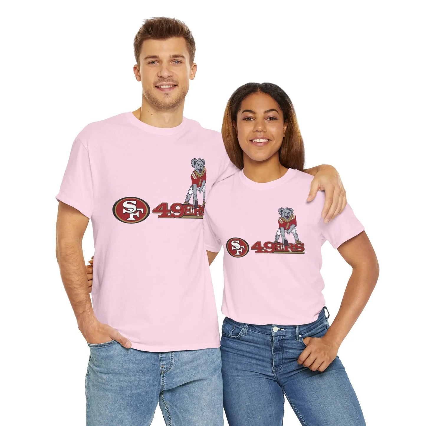 San Francisco 49ers Dancing Bear Grateful Dead T-Shirt The Gridiron Collection