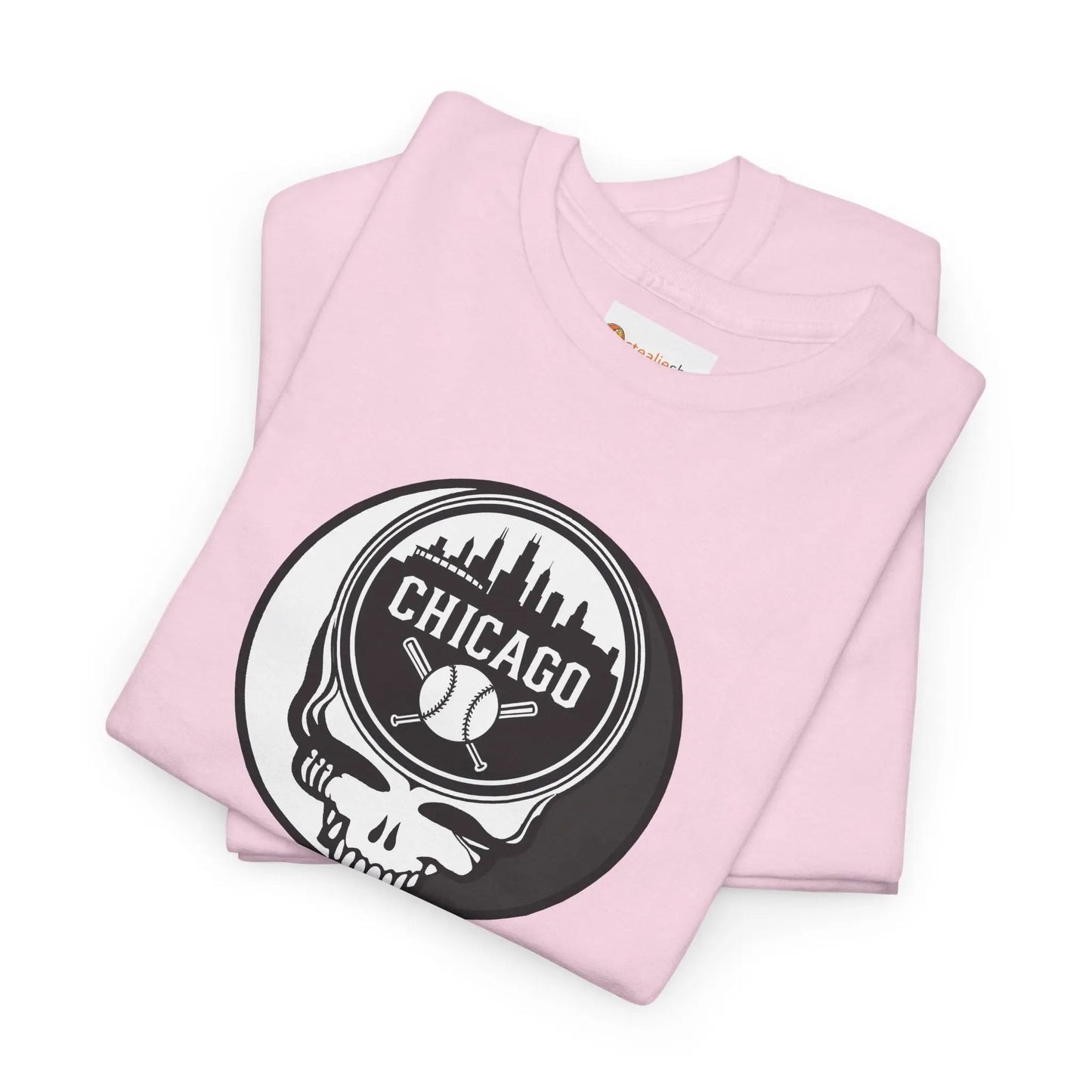 Grateful Dead Steal Your Face Chicago Baseball Edition T-Shirt The Ballpark Collection