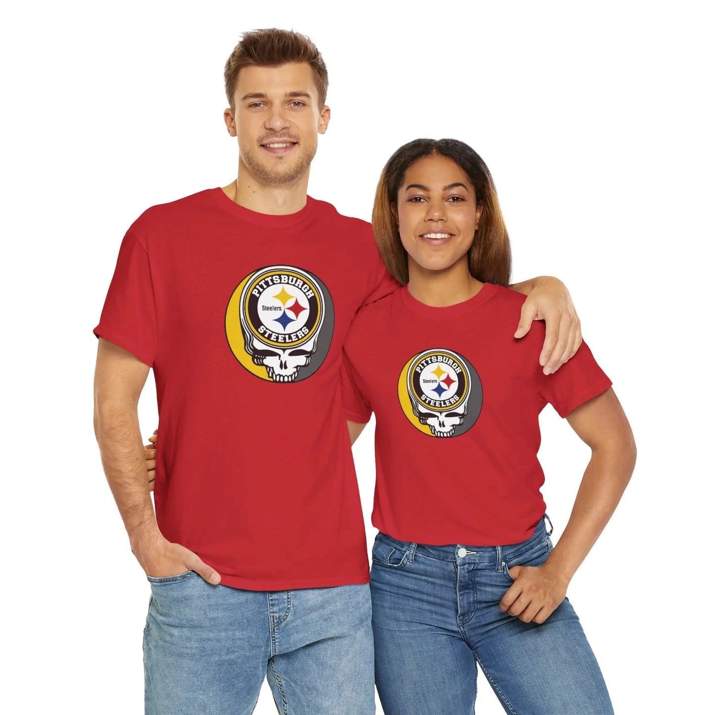 Pittsburgh Steelers Steal Your Face T-Shirt Grateful Dead The Gridiron Collection