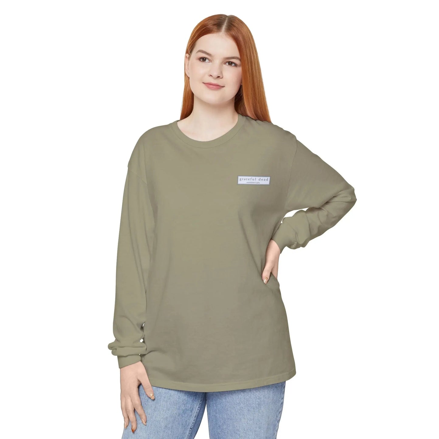 Jerry's Takin' The Bus Garment-dyed Long Sleeve T-Shirt Vineyard Collection