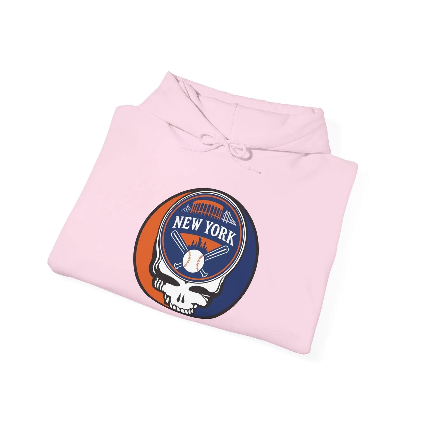 New York Baseball Edition Stealie Grateful Dead Unisex Heavy Blend Hoodie MLB
