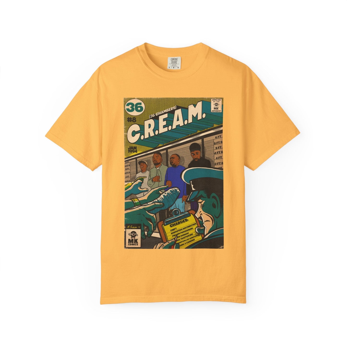 C.R.E.A.M Unisex Comfort Colors T-shirt Ring-Spun Cotton