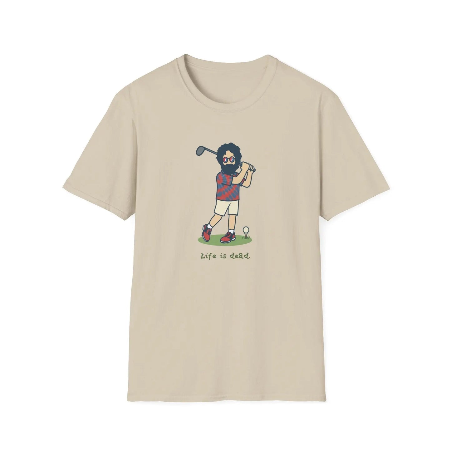 Life is Dead Golfing Jerry T-Shirt Grateful Dead