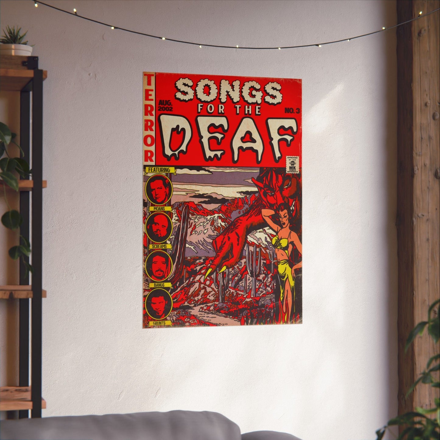 Songs For The Deaf - Vertical Matte Poster