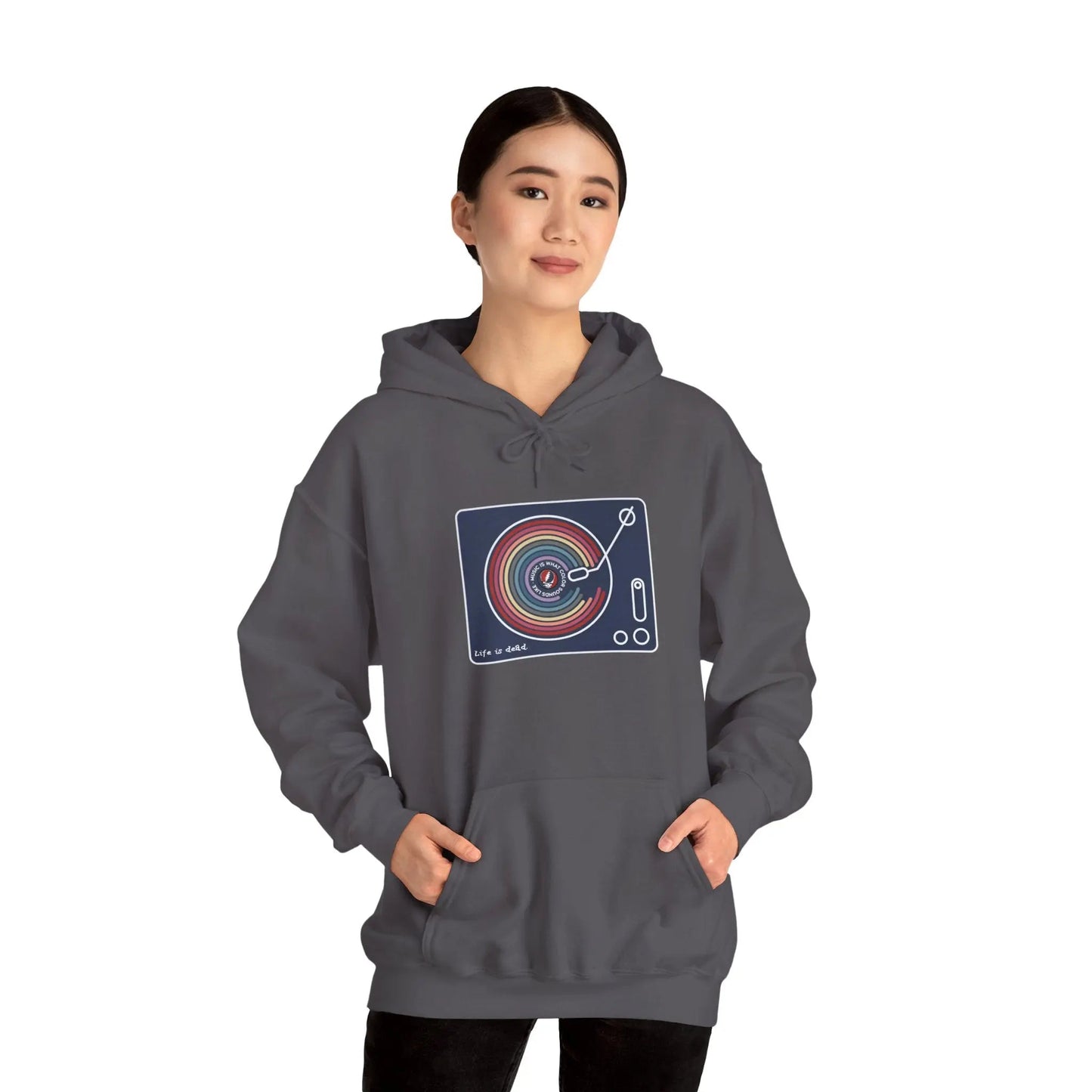 Life is dead Music Is What Colors Sound Like Unisex Hoodie Grateful Dead