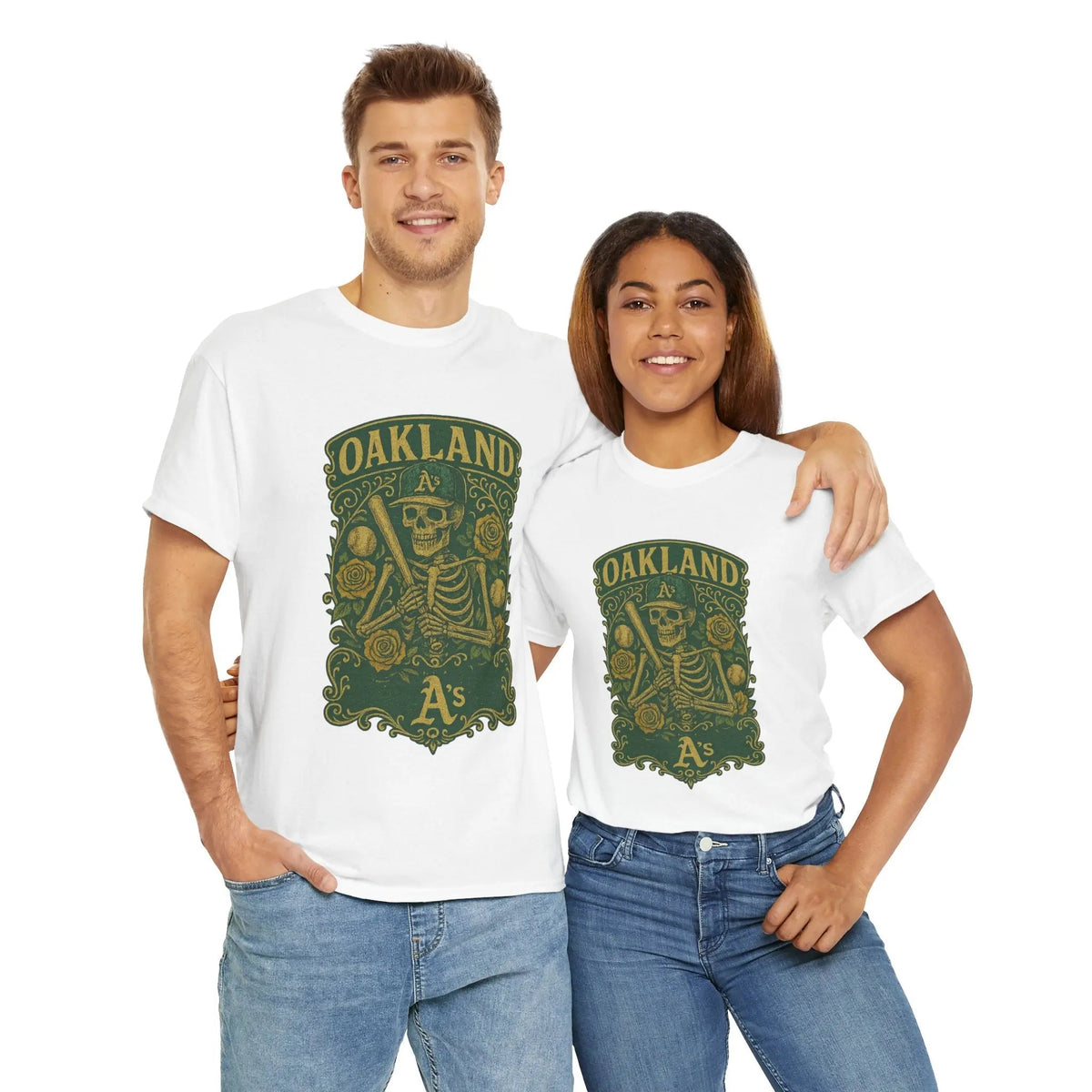 Oakland Baseball Edition Retro Poster Art T-shirt The Ballpark Collection