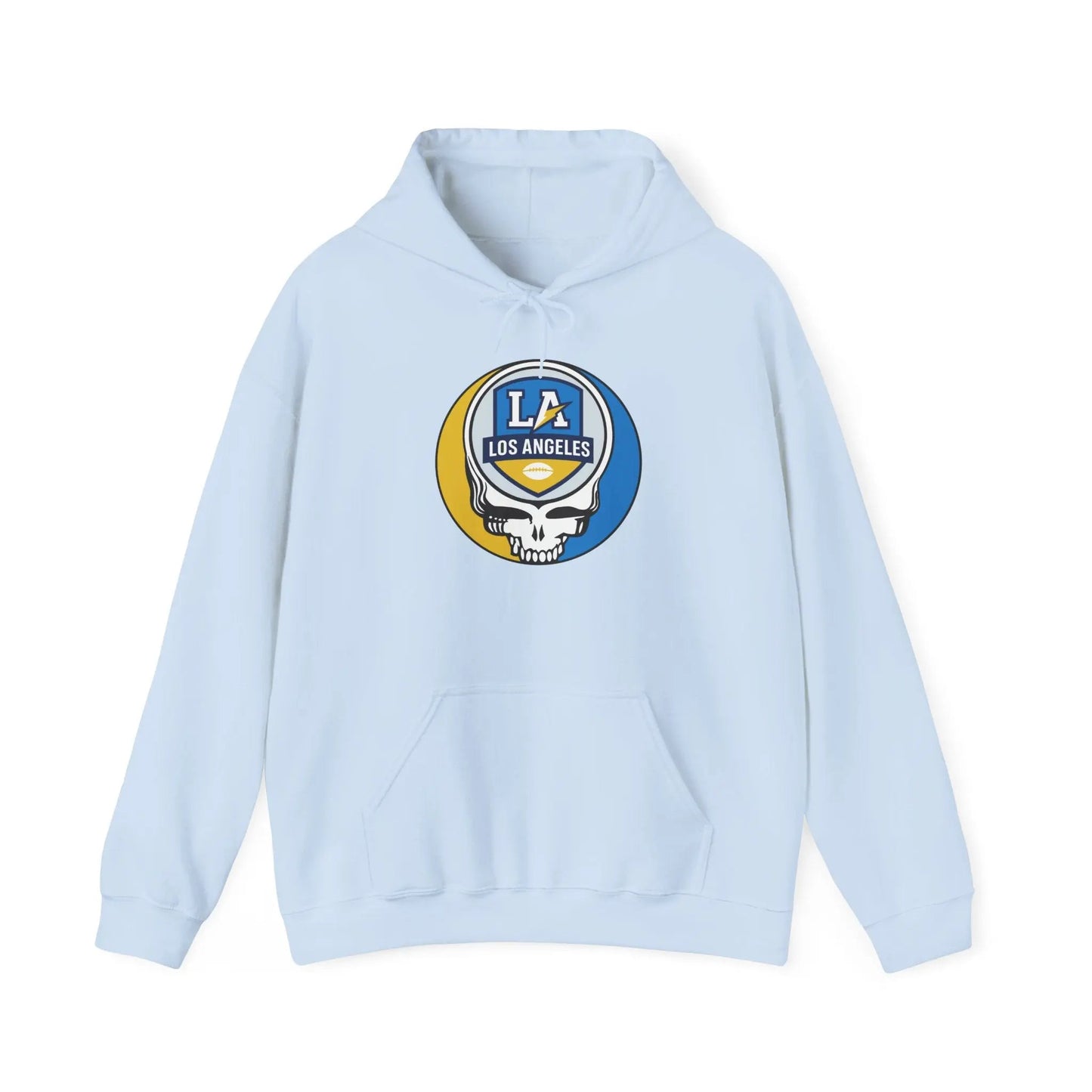 Los Angeles Chargers Stealie Grateful Dead Hooded Sweatshirt NFL The Gridiron Collection