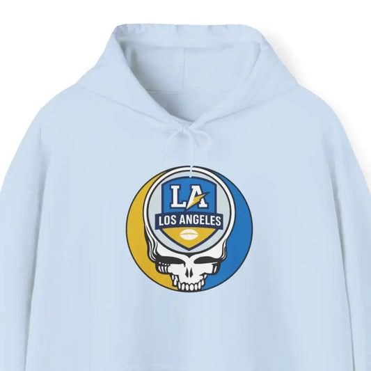 Los Angeles Chargers Stealie Grateful Dead Hooded Sweatshirt NFL The Gridiron Collection