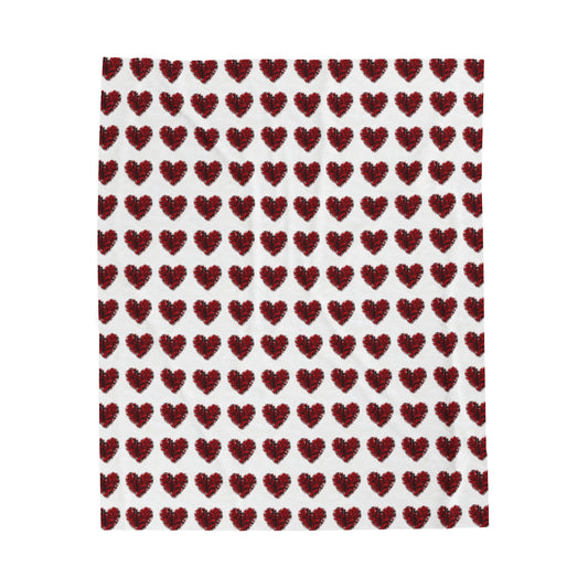 Valentine's Day Velveteen Plush Blanket