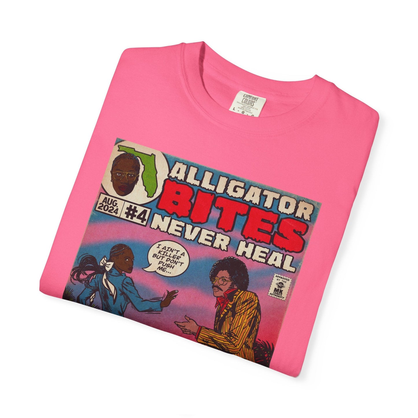 Denial is a River Alligator Bites Unisex Comfort Colors T-shirt