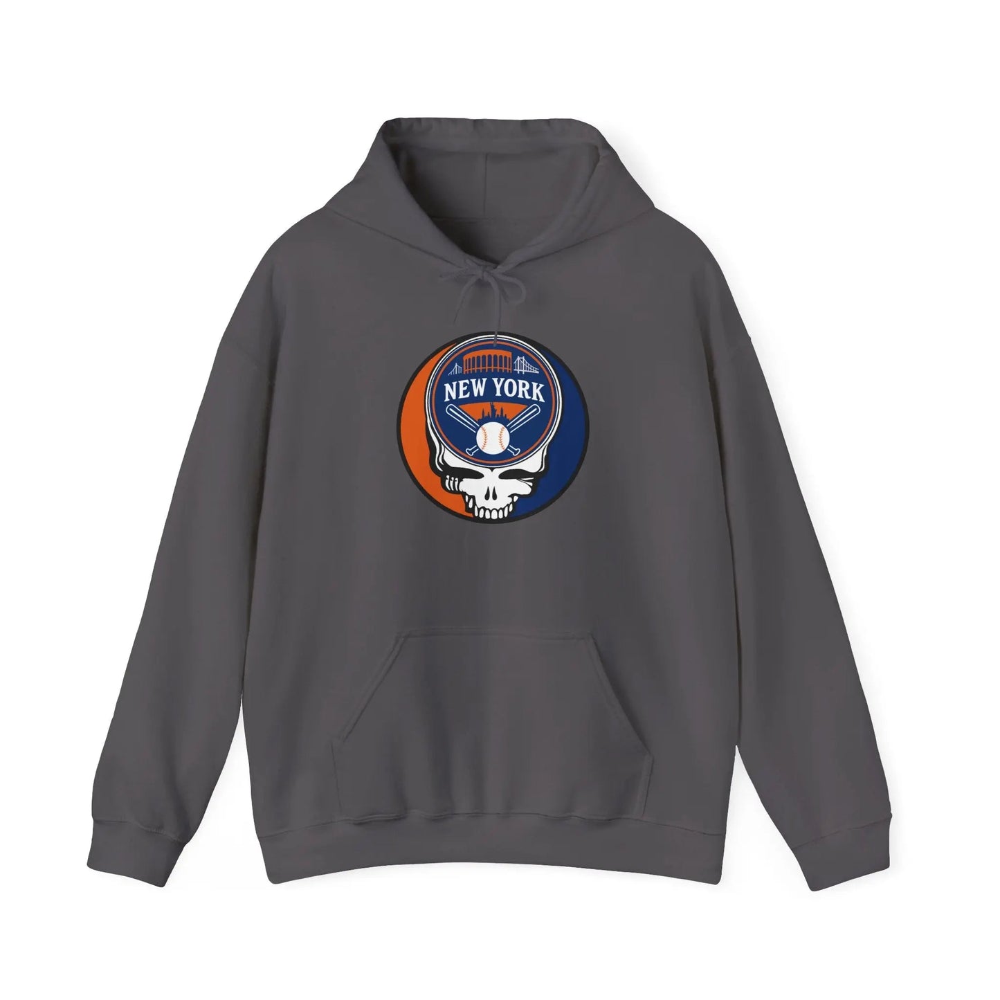New York Baseball Edition Stealie Grateful Dead Unisex Heavy Blend Hoodie MLB