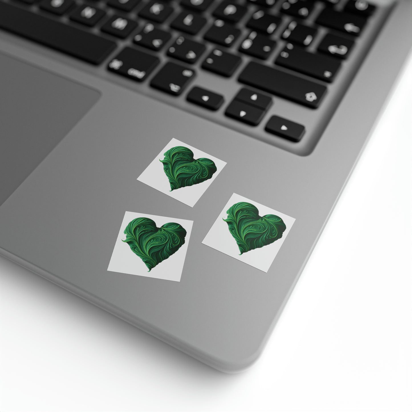 Valentine's day heart shape Square Sticker Label Rolls