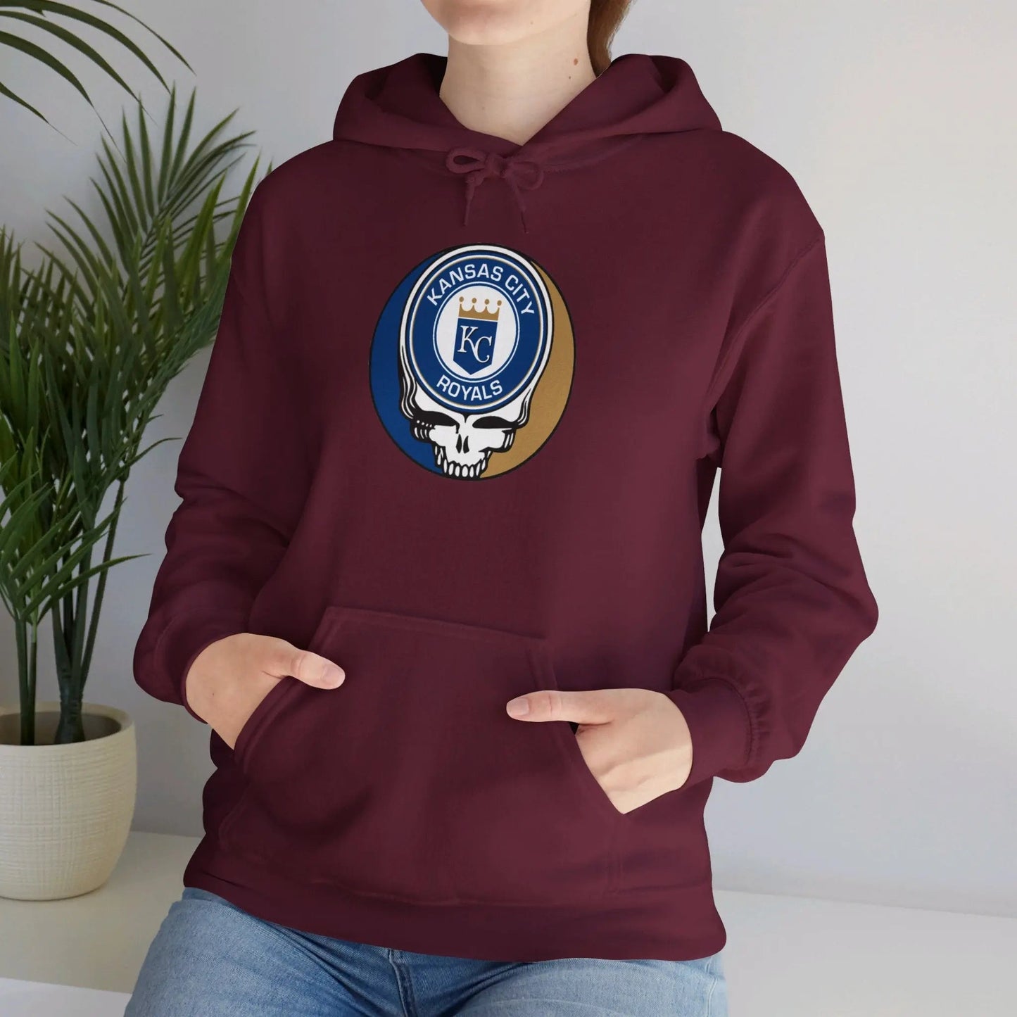 Kansas City Baseball Edition Heavy Blend Hoodie Unisex The Ballpark Collection Grateful Dead
