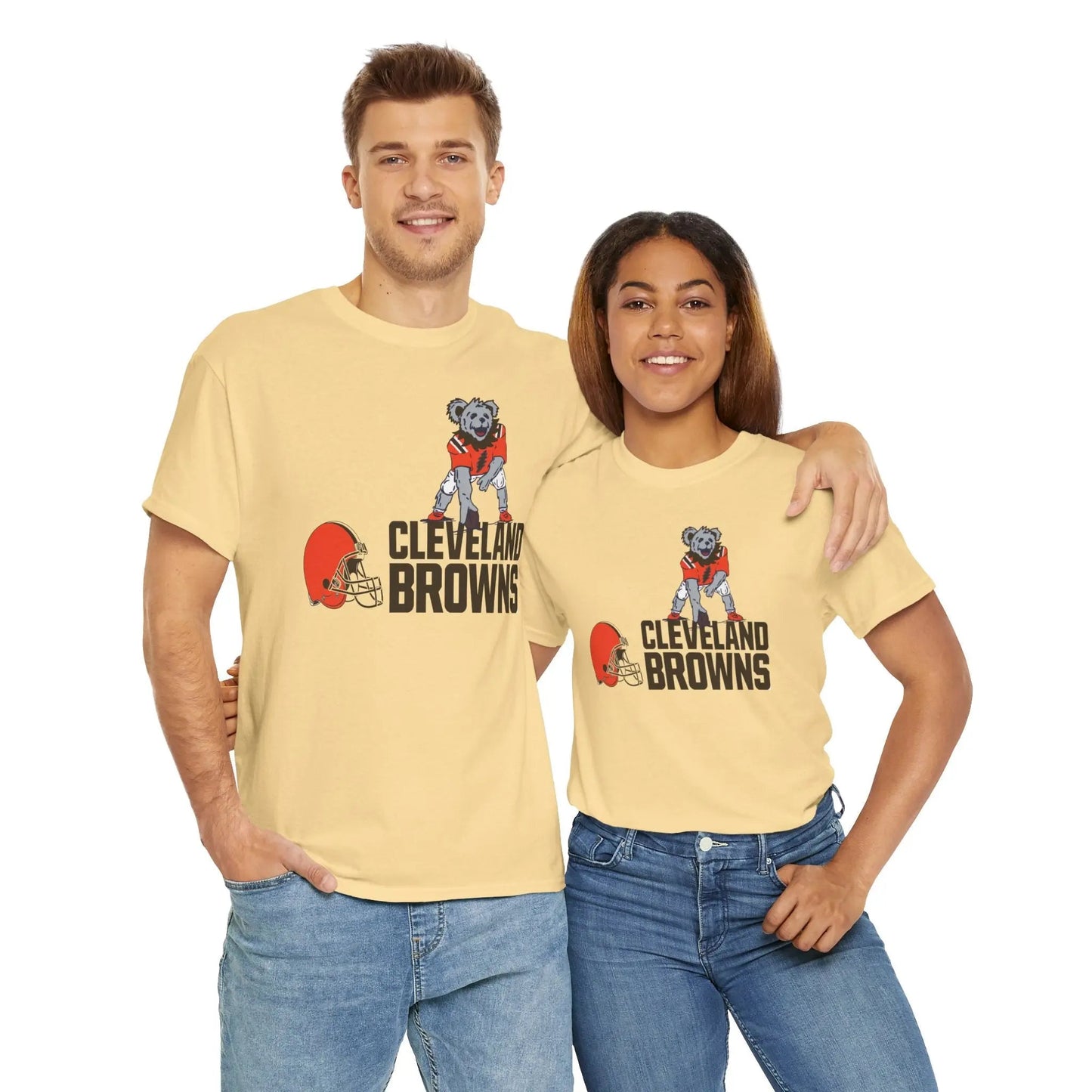 Cleveland Browns Dancing Bear Grateful Dead T-Shirt NFL
