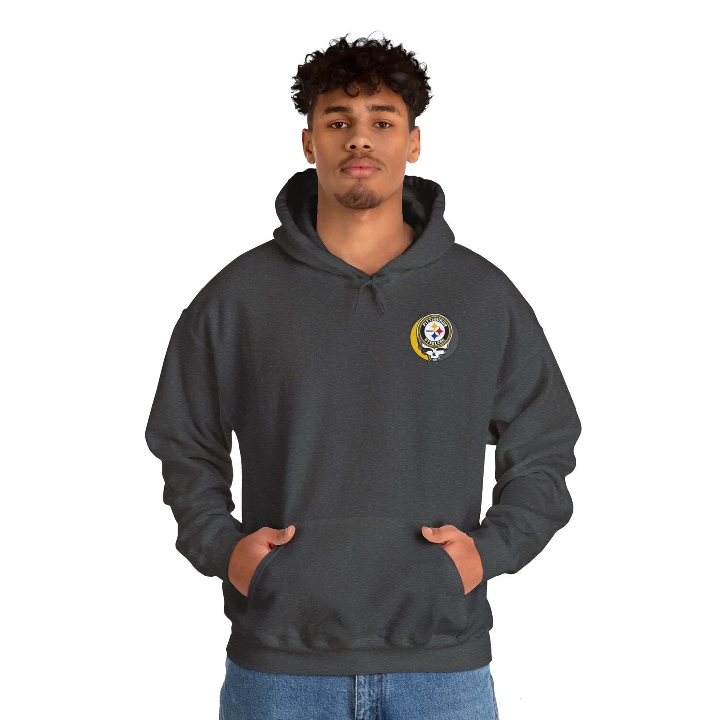 Pittsburgh Steelers Dancing Bear Two-Sided Unisex Hoodie The Gridiron Collection