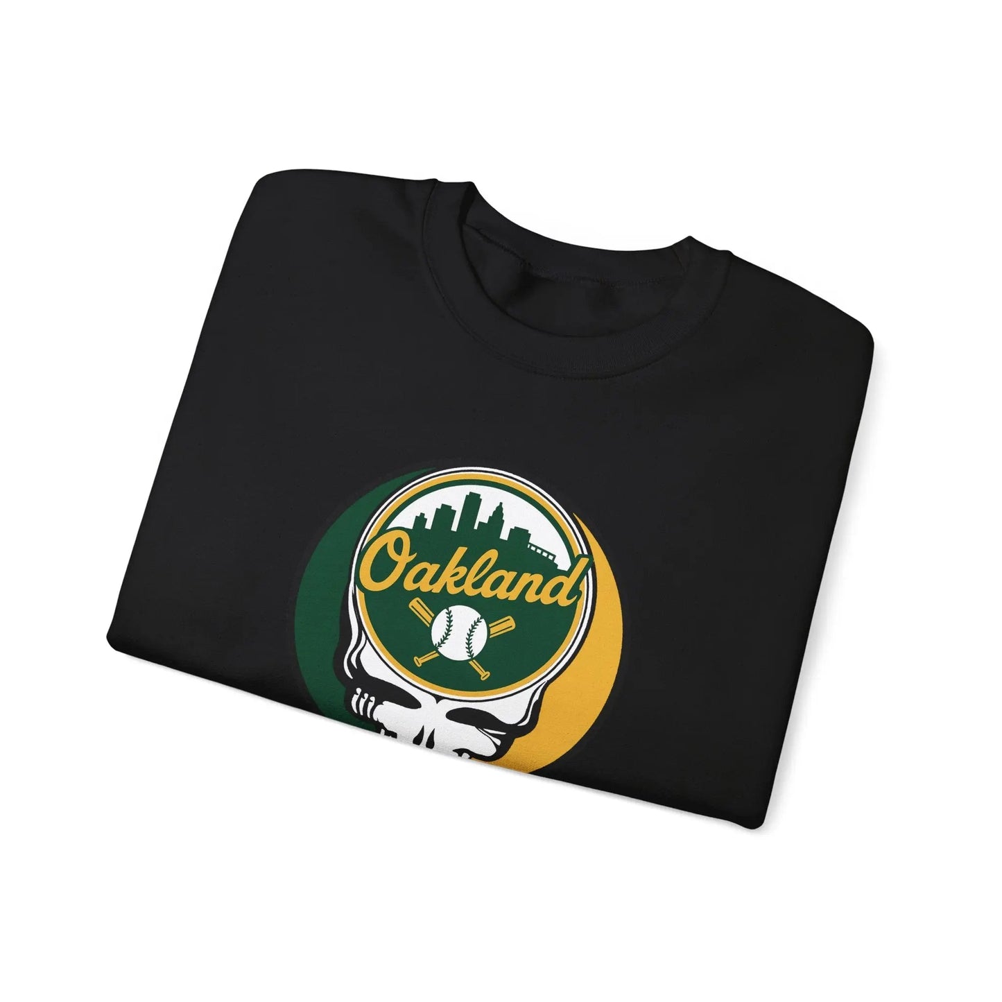 Grateful Dead Stealie Oakland Baseball Edition Crewneck Sweatshirt MLB
