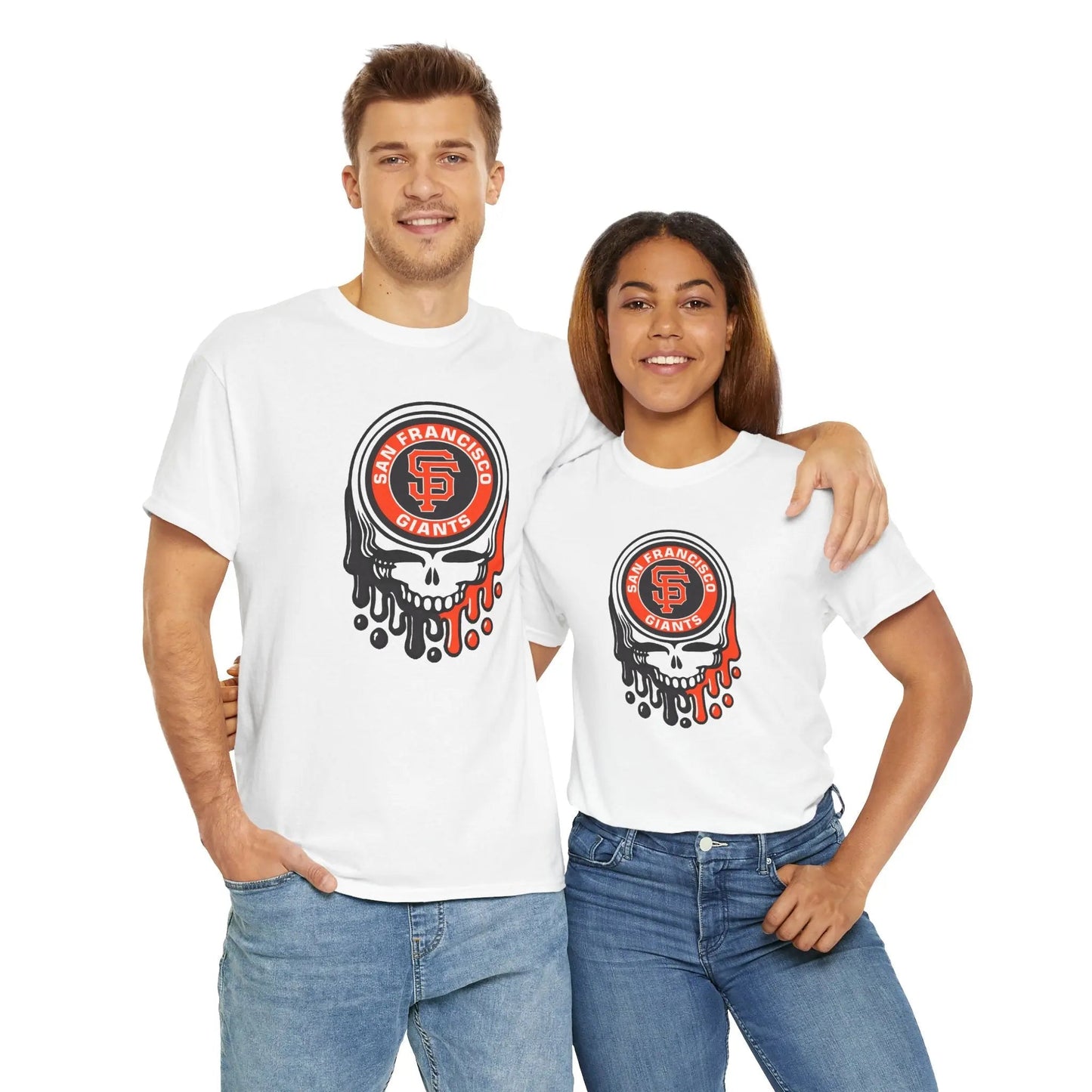 San Francisco Giants Dripping Stealie T Shirt Baseball Edition MLB