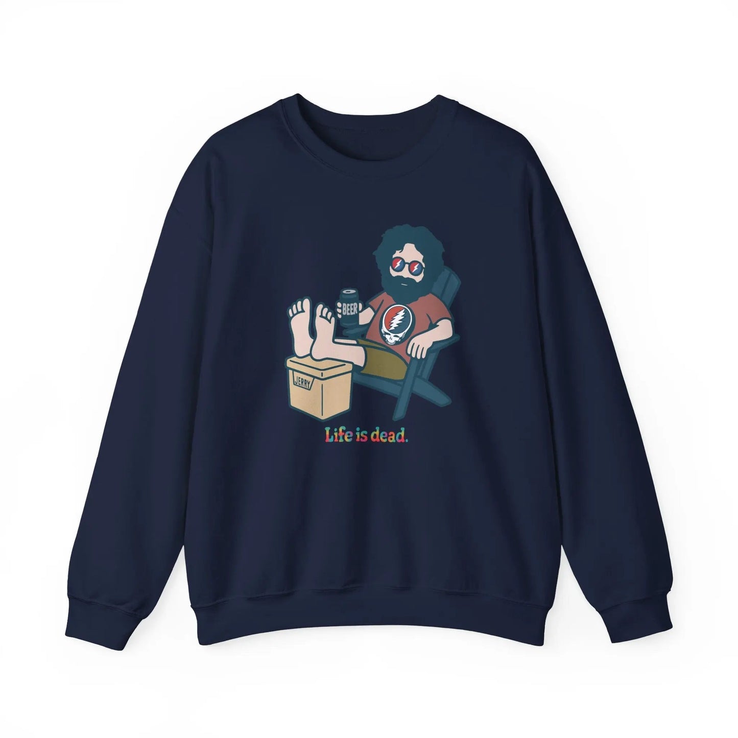 Stay Cool Jerry Life is Dead Crewneck Sweatshirt Unisex