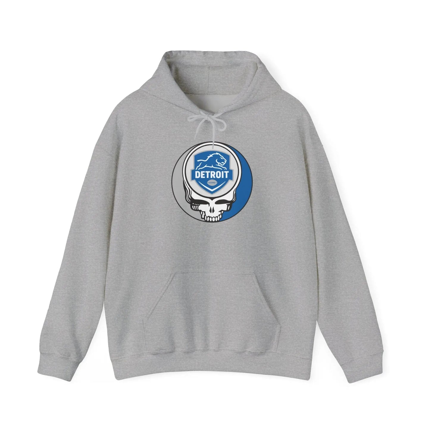 Detroit Lions Stealie Grateful Dead Hooded Sweatshirt NFL The Gridiron Collection