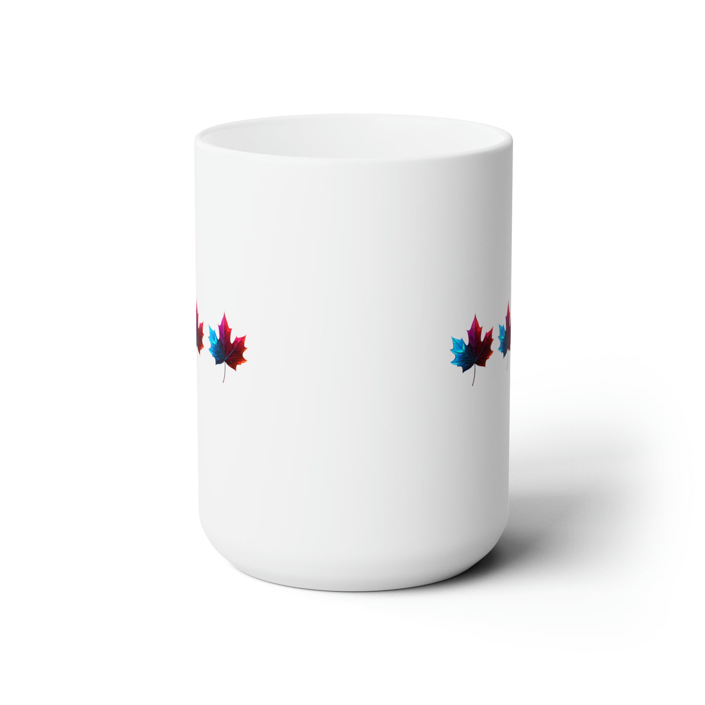 Canada Maple Leaf design White Christmas Ceramic Mug 15oz