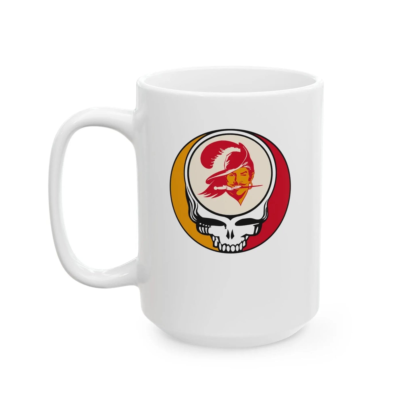 Tampa Bay Bucaneers Stealie Ceramic Coffee Mug 15oz NFL