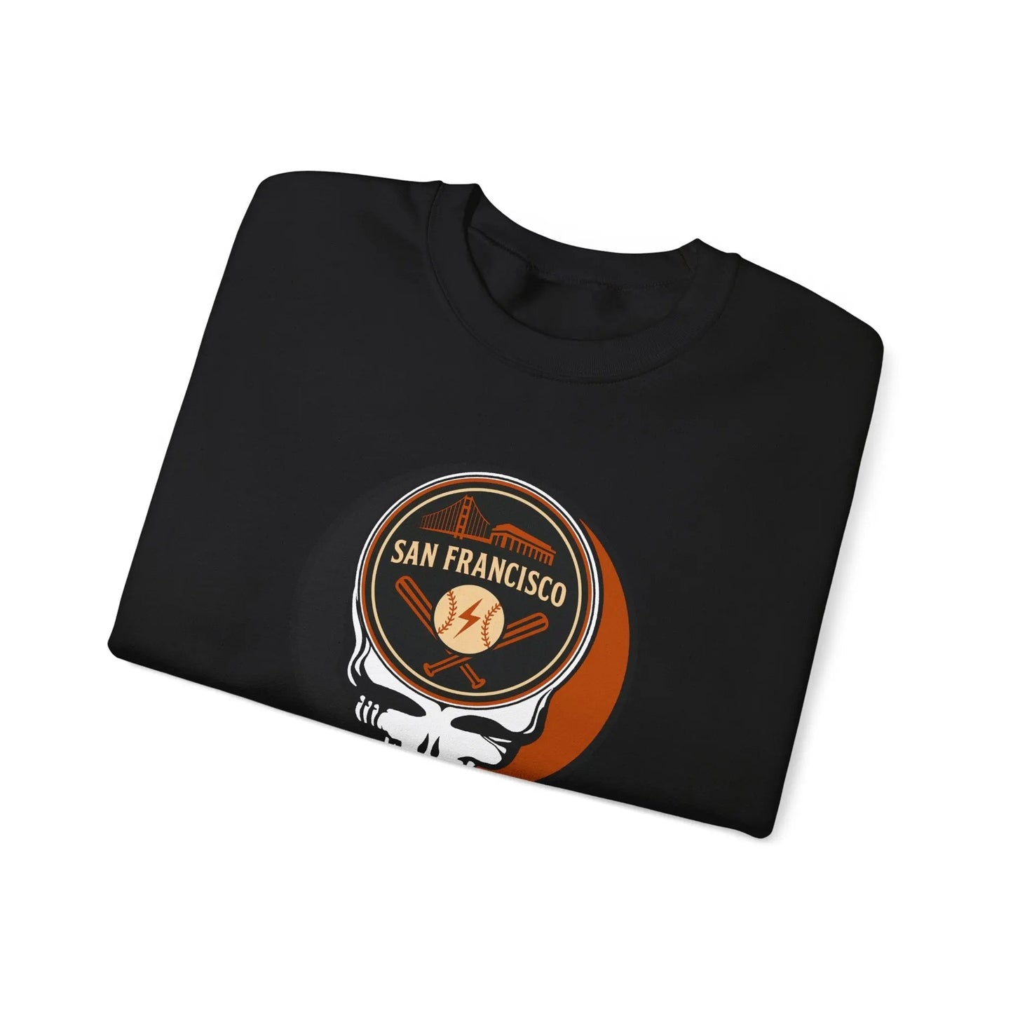 San Francisco Baseball Edition Grateful Dead Stealie Crewneck Sweatshirt MLB