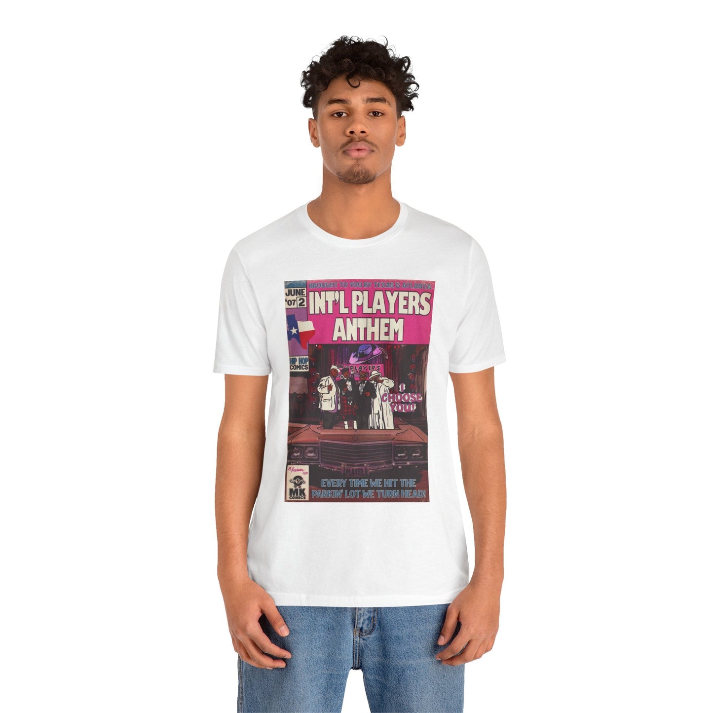 Unisex Jersey Short Sleeve Tee Int’l Players Anthem Bella+Canvas