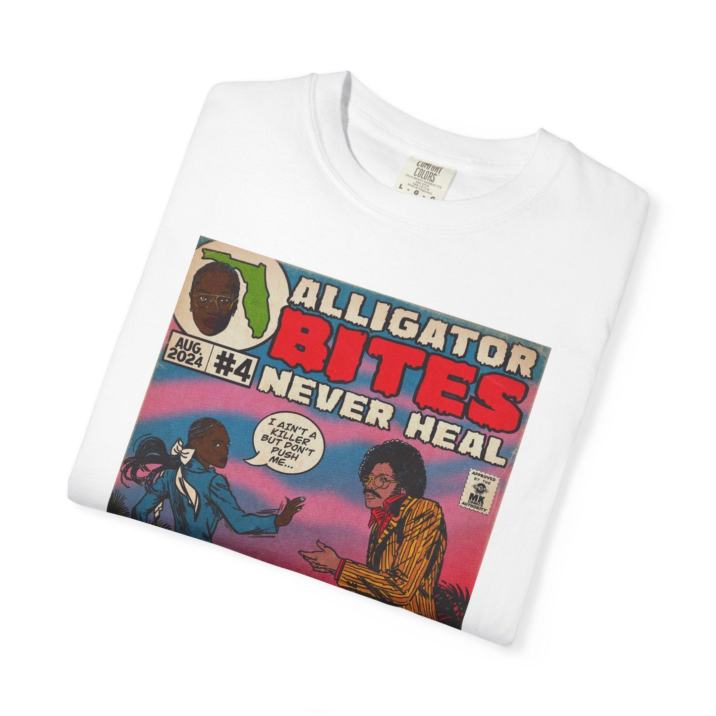 Denial is a River Alligator Bites Unisex Comfort Colors T-shirt