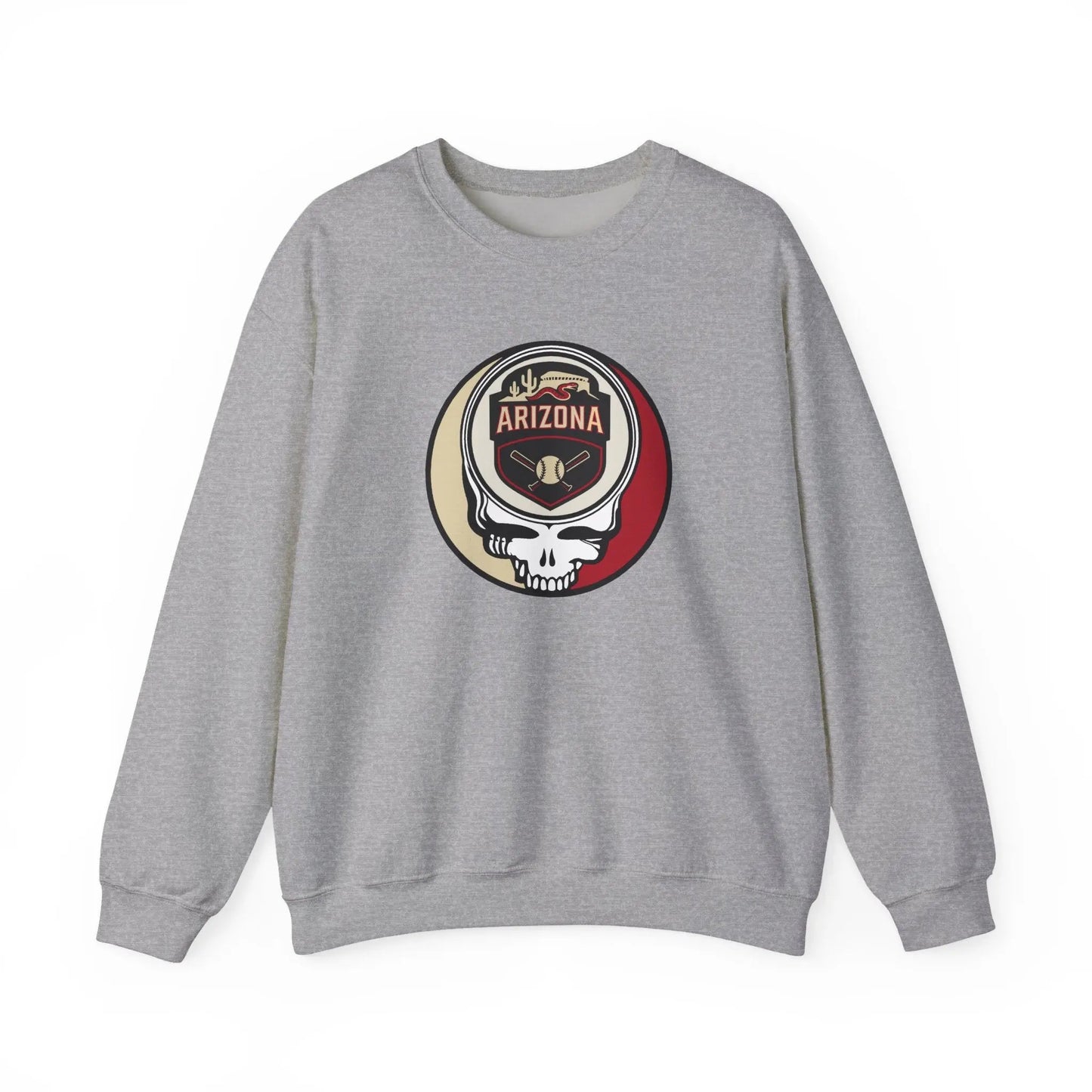 Grateful Dead Stealie Arizona Baseball Edition Crewneck Sweatshirt MLB