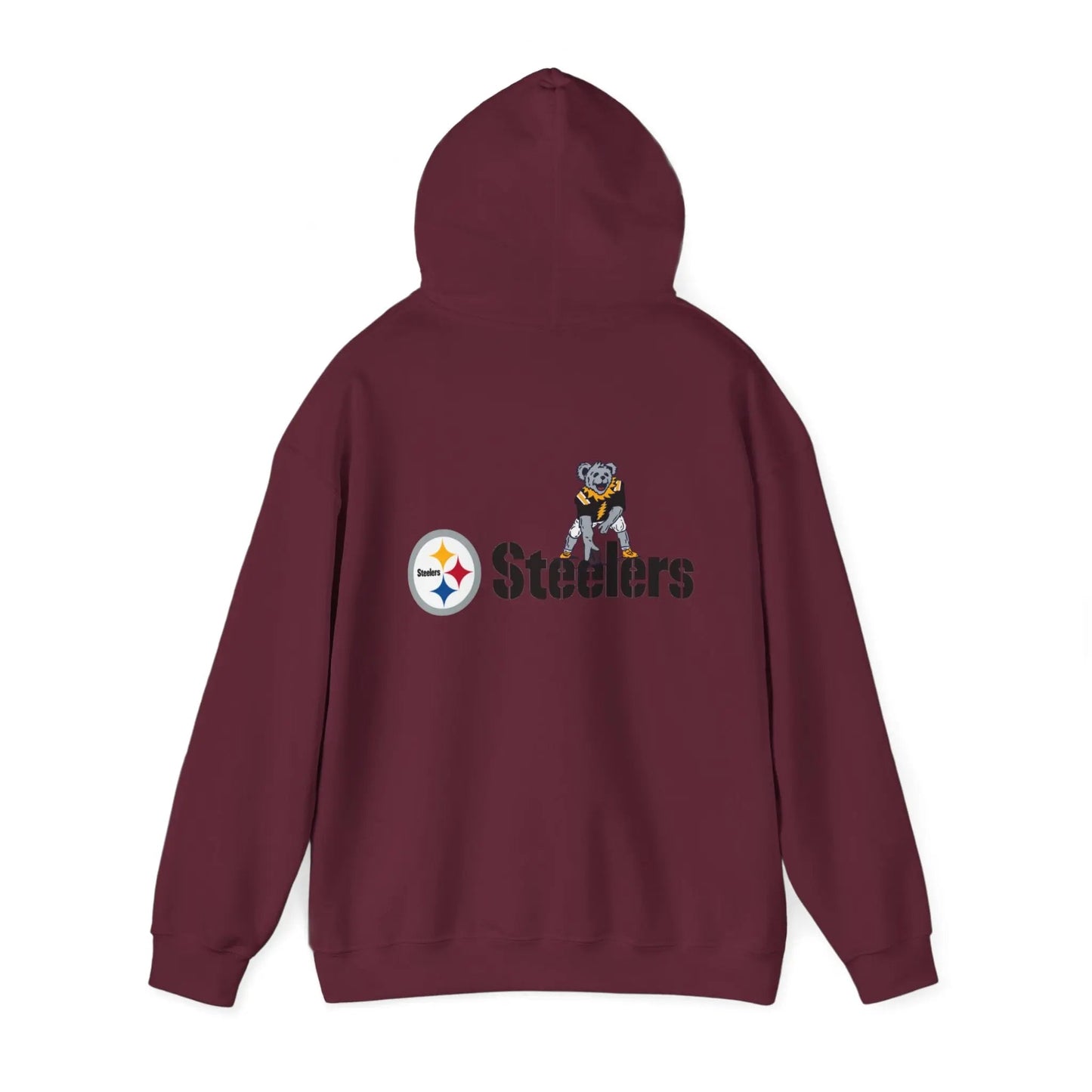 Pittsburgh Steelers Dancing Bear Two-Sided Unisex Hoodie The Gridiron Collection